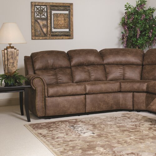 Serta Upholstery Left Facing Reclining Sectional