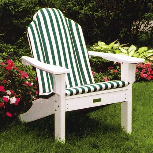 Seaside Casual Adirondack Shell Back Chair Cushion