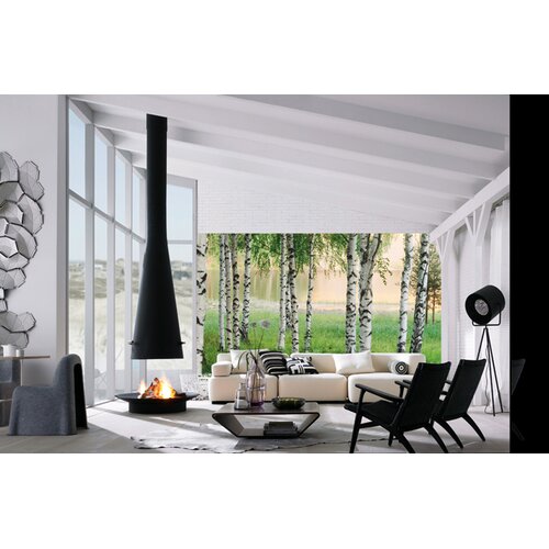 Brewster Home Fashions Ideal Decor Nordic Forest Large Wall Mural