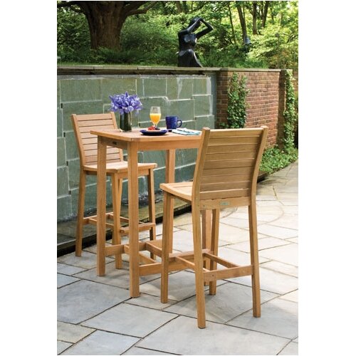 Oxford Garden Dartmoor 3 Piece Bar Height Dining Set