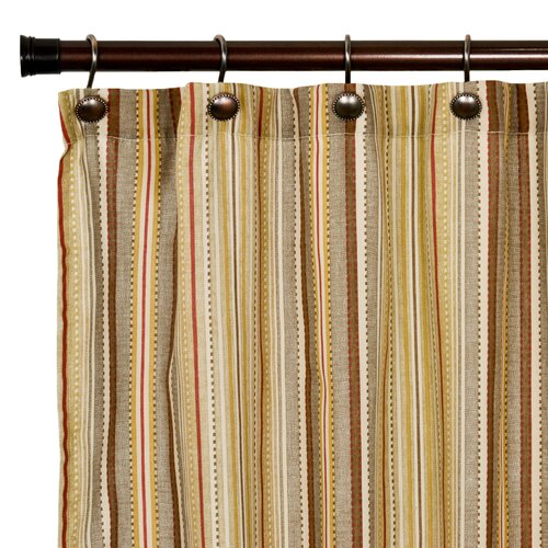 Ellis Curtain Kensington Stripe Print Shower Curtain