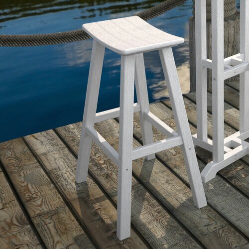 POLYWOOD® Traditional Saddle Bar Stool