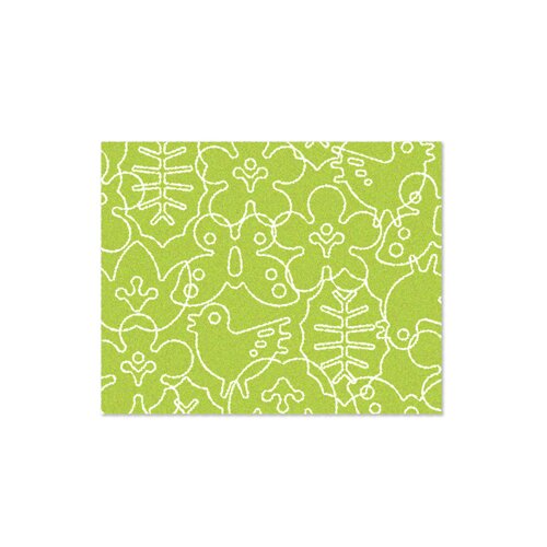 notNeutral Season Lotus Green/White Kids Rug