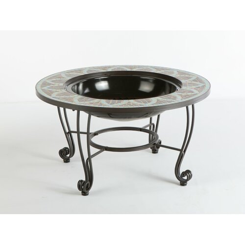 Alfresco Home Le Mans Mosaic Burning Fire Pit Table