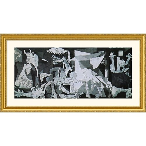 Museum Reproductions 'Guernica' by Pablo Picasso Framed Painting Print ...