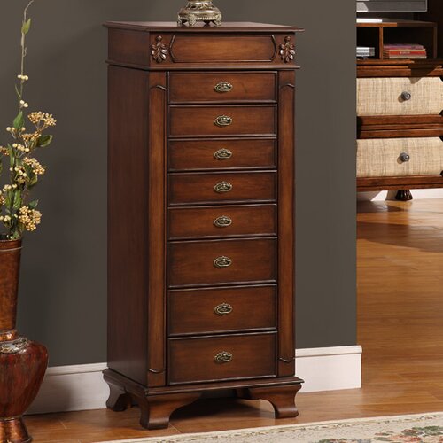 Wildon Home ® Manhattan 8 Drawer Jewelry Armoire Mirror