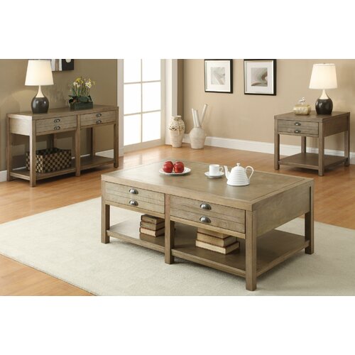 Riverside Furniture Bay Cliff Coffee Table Set