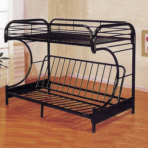 Wildon Home ® Twin Over Full Futon Bunk Bed