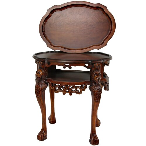 Oriental Furniture Richard the Lionheart End Table