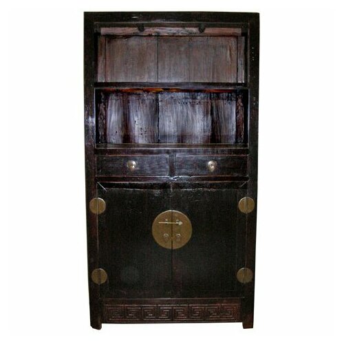 Oriental Furniture 2 Drawer Tall Cabinet