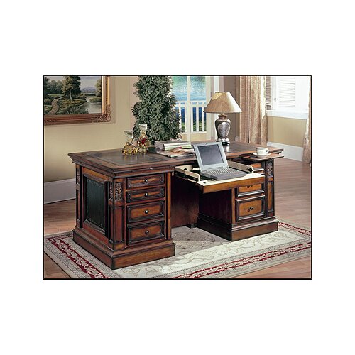 Parker House DaVinci 66 W Double Pedestal Executive Desk