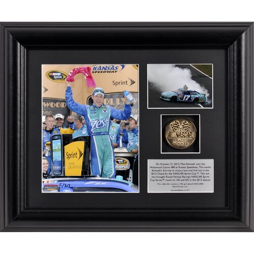 Matt Kenseth 2012 Hollywood Casino 400 Race Winner Framed Photograph