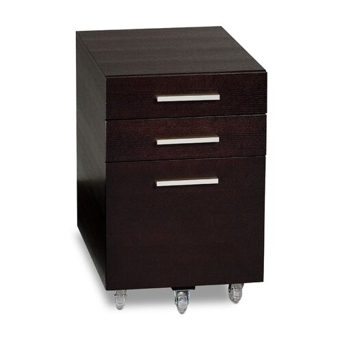 BDI USA Sequel 3 Drawer Mobile Low Vertical File