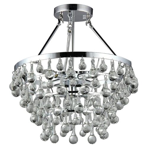 Warehouse of Tiffany Grand 5 Light Crystal Chandelier