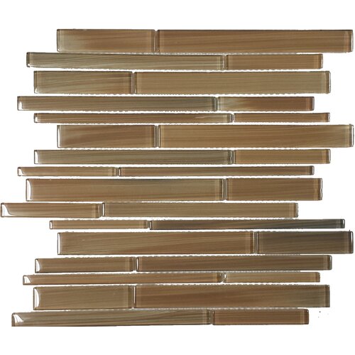 Epoch Contempo Jasper Strips 12 x 14 Random Mosaic Tile in Multi