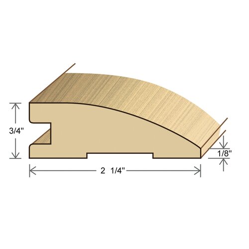 Moldings Online 0.75 x 2.26 Solid Hardwood Australian Cypress