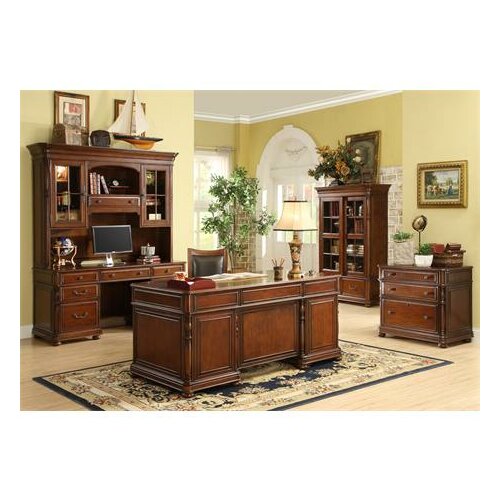 Riverside Furniture Bristol Court Lateral File Cabinet in Cognac