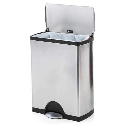 simplehuman Rectangular Step 13 Gallon Trash Can