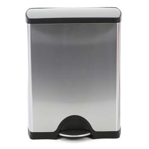 simplehuman Rectangular Step 13 Gallon Trash Can