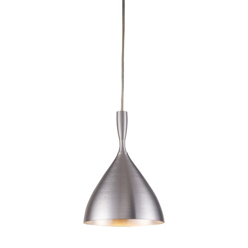 Elk Lighting Spun Aluminum 1 Light Pendant