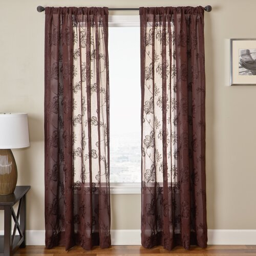 Softline Home Fashions Florence Rod Pocket Window Curtain