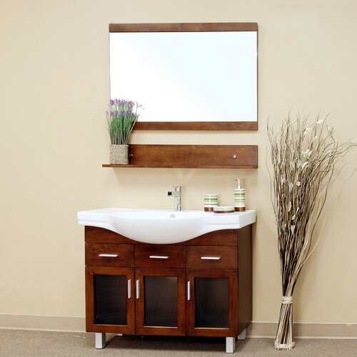 Bellaterra Home Crenshaw 39.8 Single Vanity Set