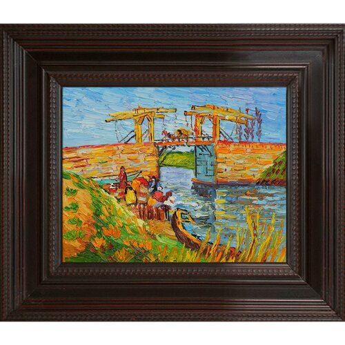 Tori Home Van Gogh Langlois Bridge at Arles with Women Washing Hand