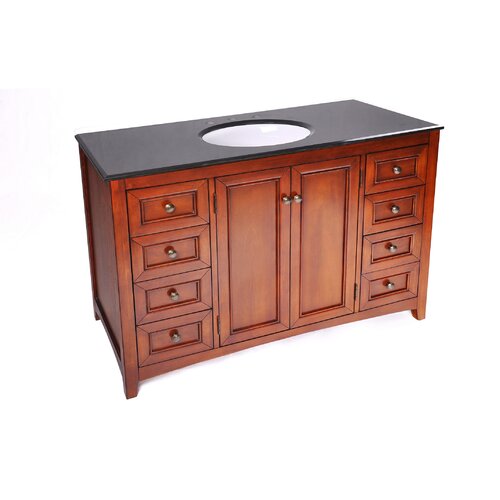 Simpli Home Yorkville 48 Bathroom Vanity Set