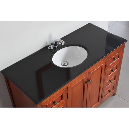 Simpli Home Yorkville 48 Bathroom Vanity Set