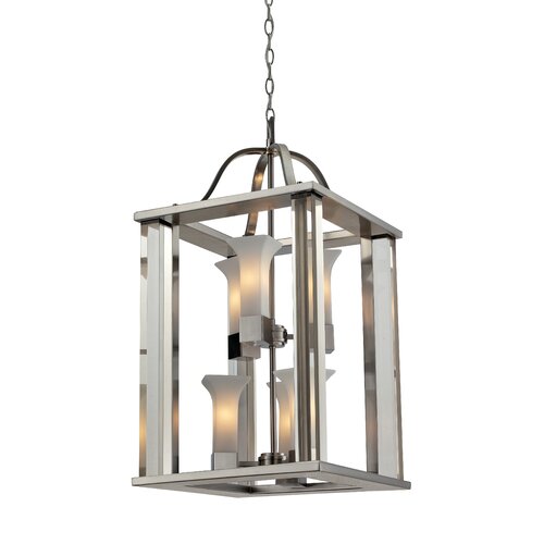 Lite Lotus 6 Light Foyer Pendant