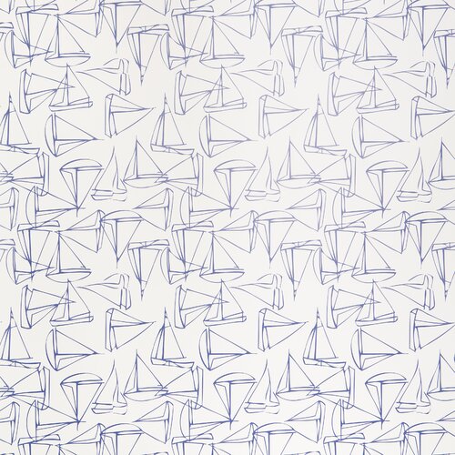 Kimberly Lewis Home Set Sail Geometric Wallpaper