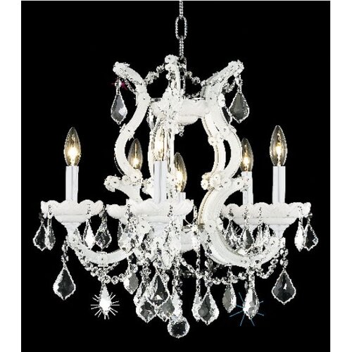 Elegant Lighting Maria Theresa 6 Light Chandelier