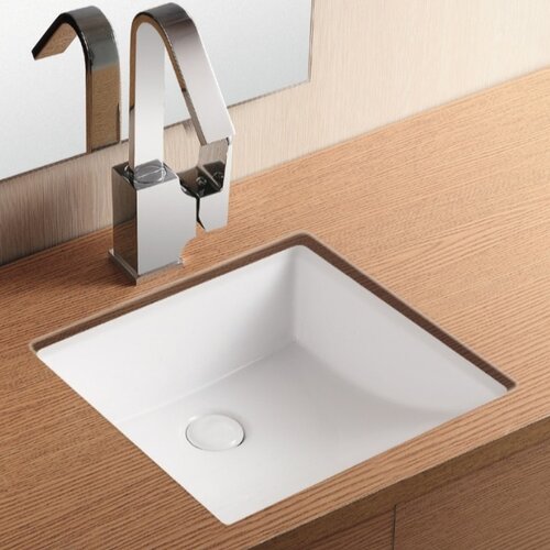 Caracalla Ceramica II Undermounted Bathroom Sink   Caracalla CA4068