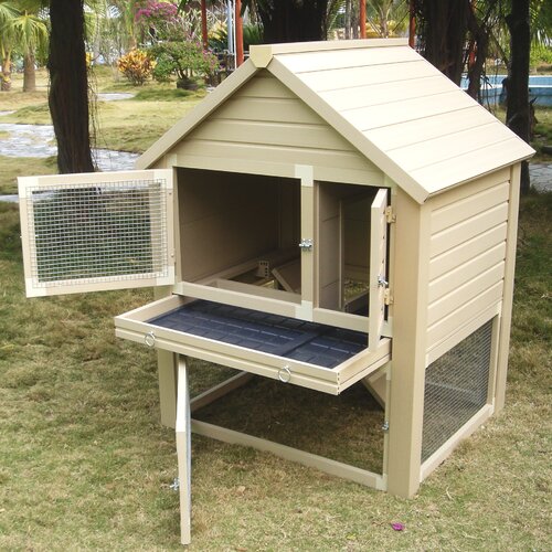 New Age Pet Huntington Townhouse Rabbit Hutch