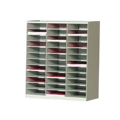 Paperflow Master literature Organizers with 36 Compartments in Grey