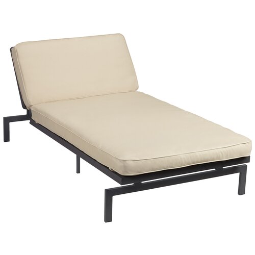 Alexa Chaise Lounge with Cushion by Mozaic Company