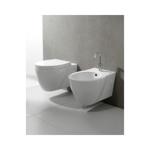 GSI Collection Panorama Contemporary Round Ceramic Floor Toilet