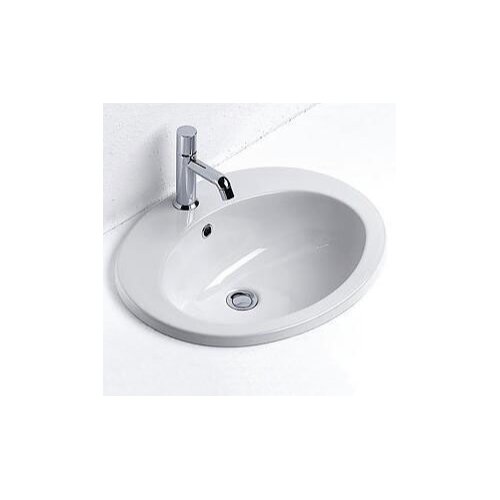 GSI Collection Panorama Contemporary Oval Self Rimming Bathroom Sink