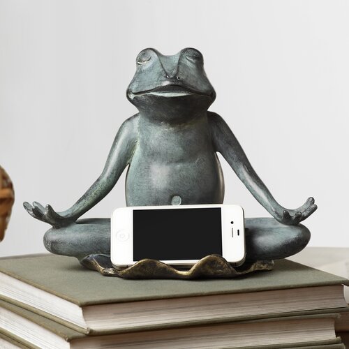 SPI Home Yoga Frog Cell Phone Holder with