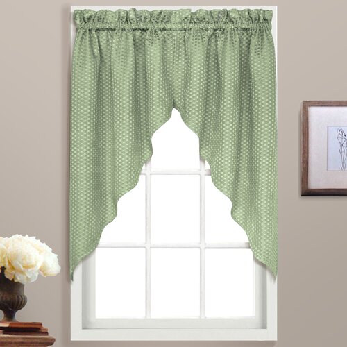 United Curtain Co. Hamden Rod Pocket Swag Curtain Valance