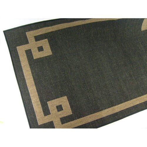 American Mills Borderline Black Rug