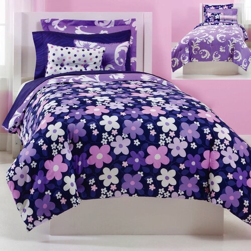 Jackie Savage McFee Grape Gatsby Ensemble Comforter Set