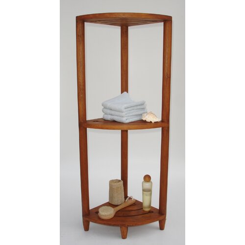 Aqua Teak Spa Teak Corner Stand