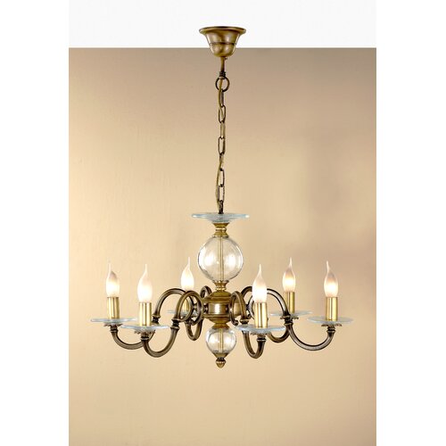 Lustrarte Lighting Classic Etrusca Six Light Chandelier