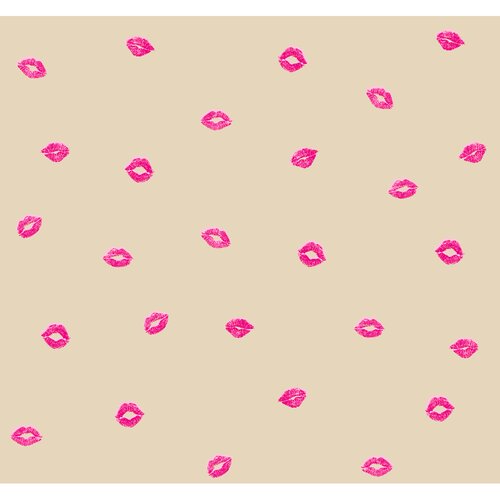 York Wallcoverings Risky Business Smooches Abstract Wallpaper