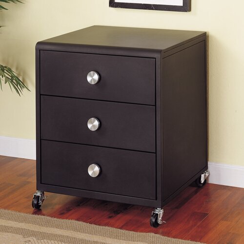 Powell Z Bedroom 3 Drawer Nighstand