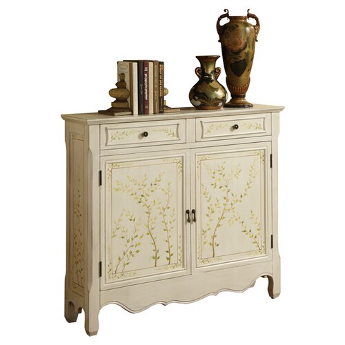 Powell Hand Painted 2 Door 2 Drawer Console