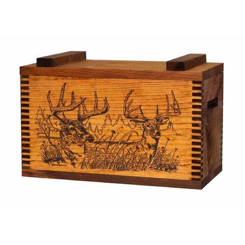 Evans Sports Standard Storage Box With Two Trophy Deer Print