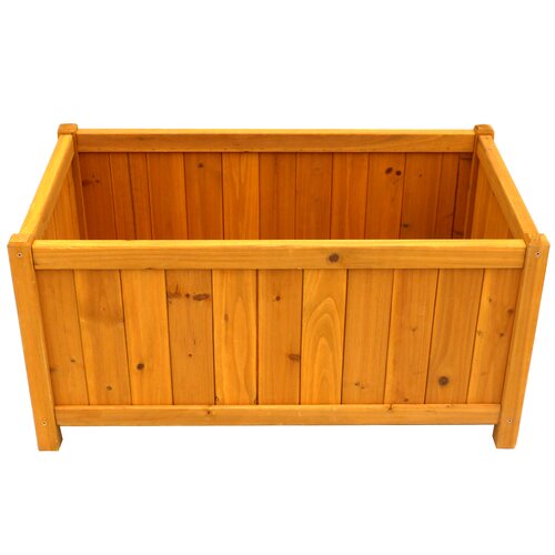 Buyers Choice Phat Tommy Square Western Cedar Garden Planter Box Set