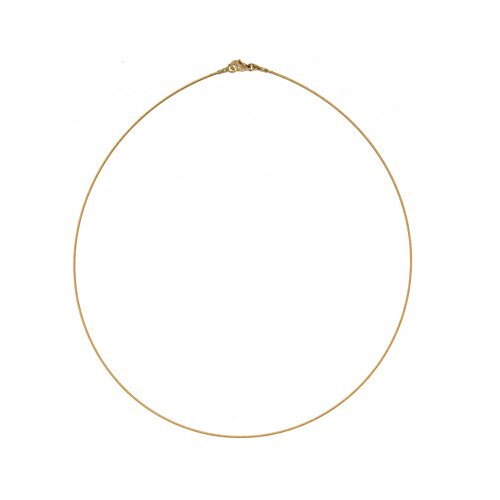 Jewelryweb 18k Yellow Gold Twist Cable Wire Necklace